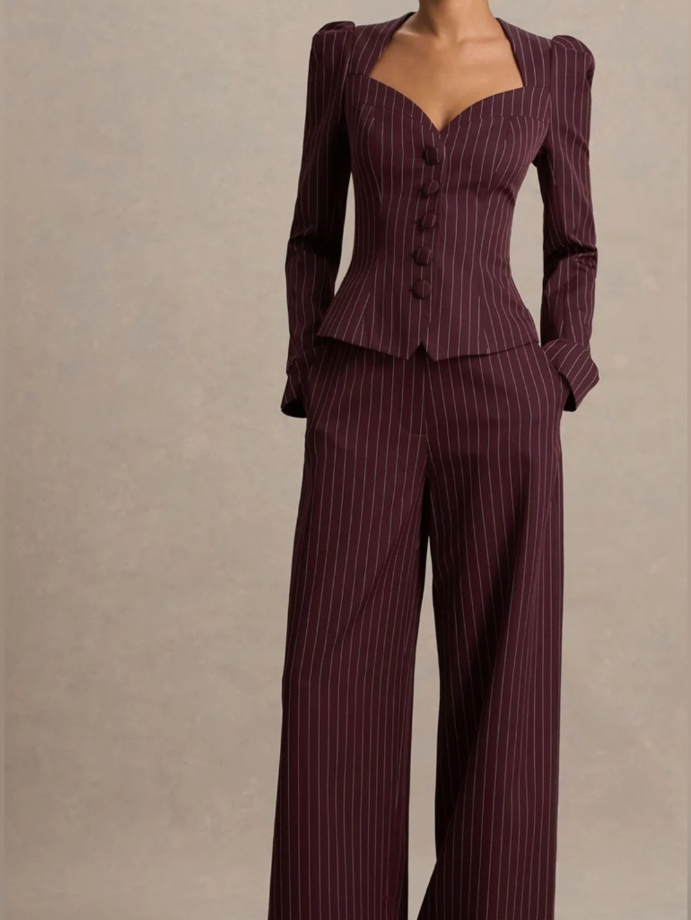 NWT Club L London Pinstripe Set Size 6